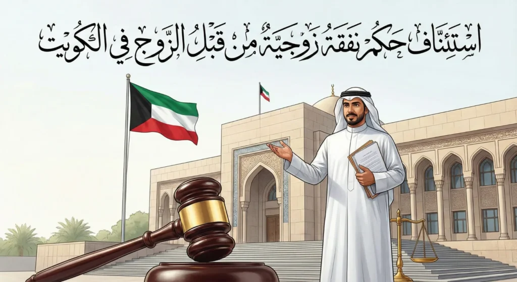 استئناف حكم نفقة زوجية من قبل الزوج في الكويت | الخطوات والشروط 2026