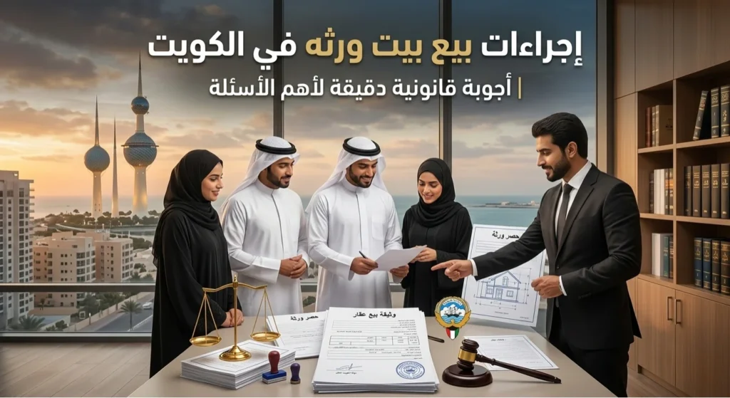 اجراءات بيع بيت ورثه في الكويت خطوة بخطة، وأهم المستندات المطلوبة