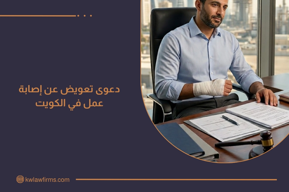 دعوى تعويض عن إصابة عمل في الكويت