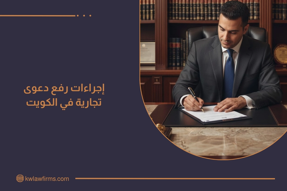 إجراءات رفع دعوى تجارية في الكويت من خلال تجهيز المستندات وتقديم المطالبة التجارية.