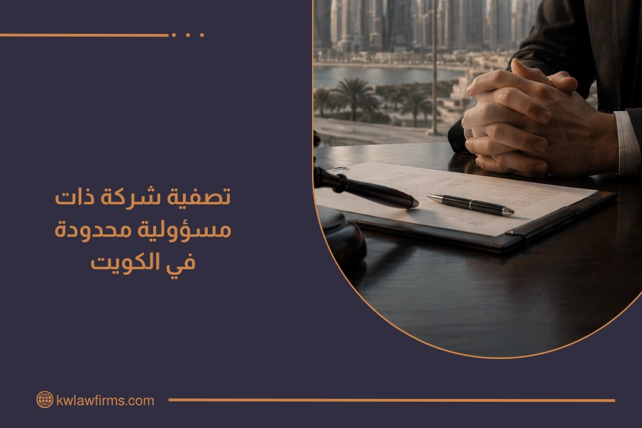 تصفية شركة ذات مسؤولية محدودة في الكويت من خلال مراجعة أوراق الشركة.