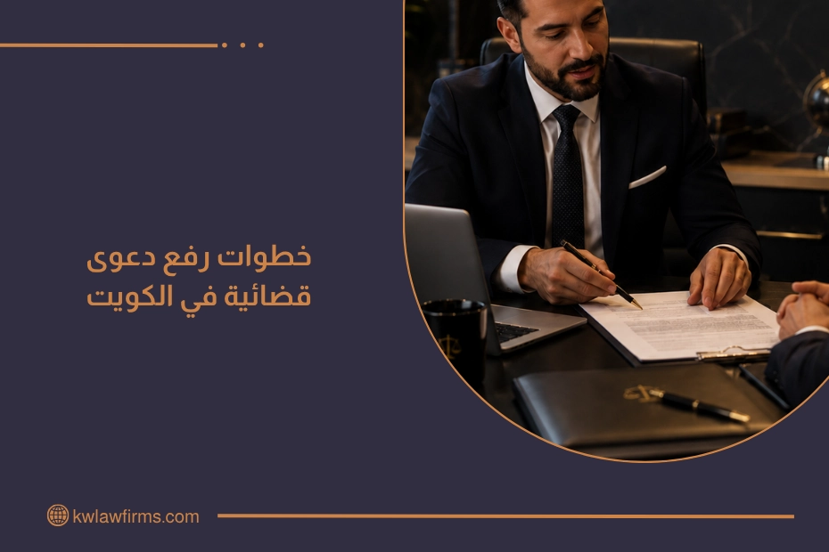 خطوات رفع دعوى قضائية في الكويت مع مستندات قانونية