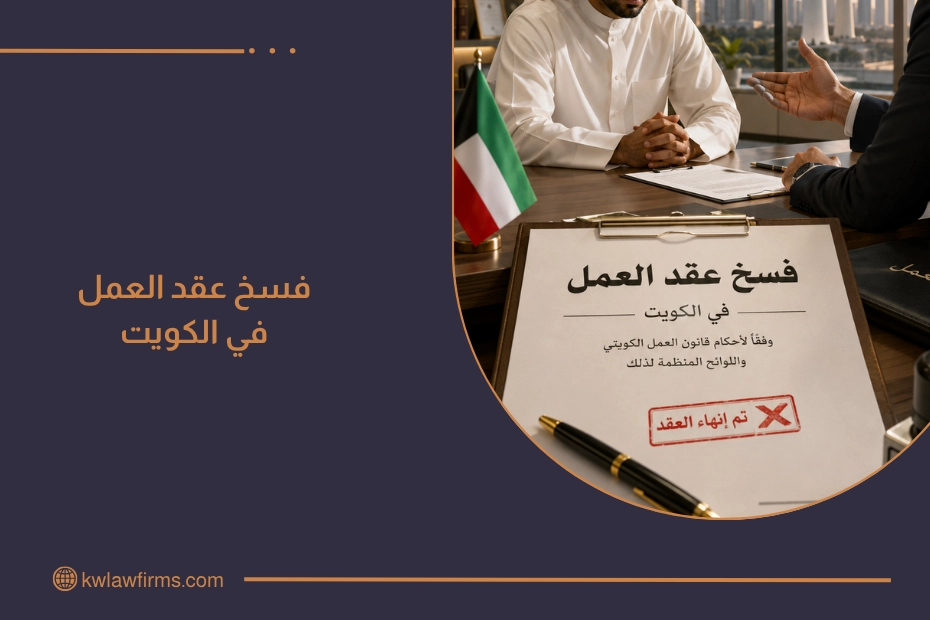 فسخ عقد العمل في الكويت