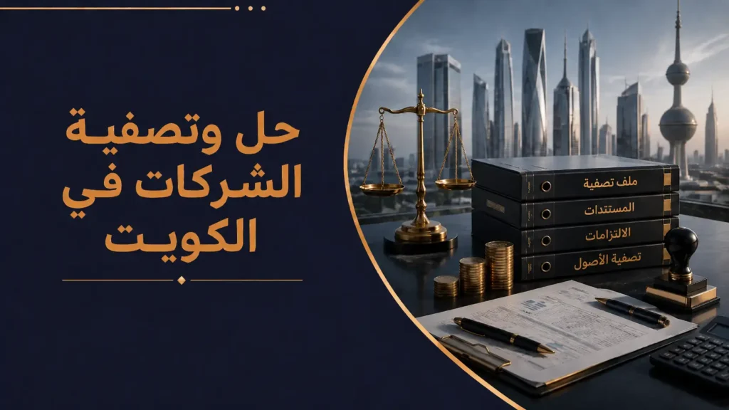 حل وتصفية الشركات في الكويت مع ملفات ومستندات تصفية الأصول والالتزامات
